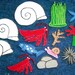 House for Hermit Crab flannel board felt board story