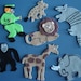 GoodNight Gorilla Childrens Flannel Board Story Felt Set