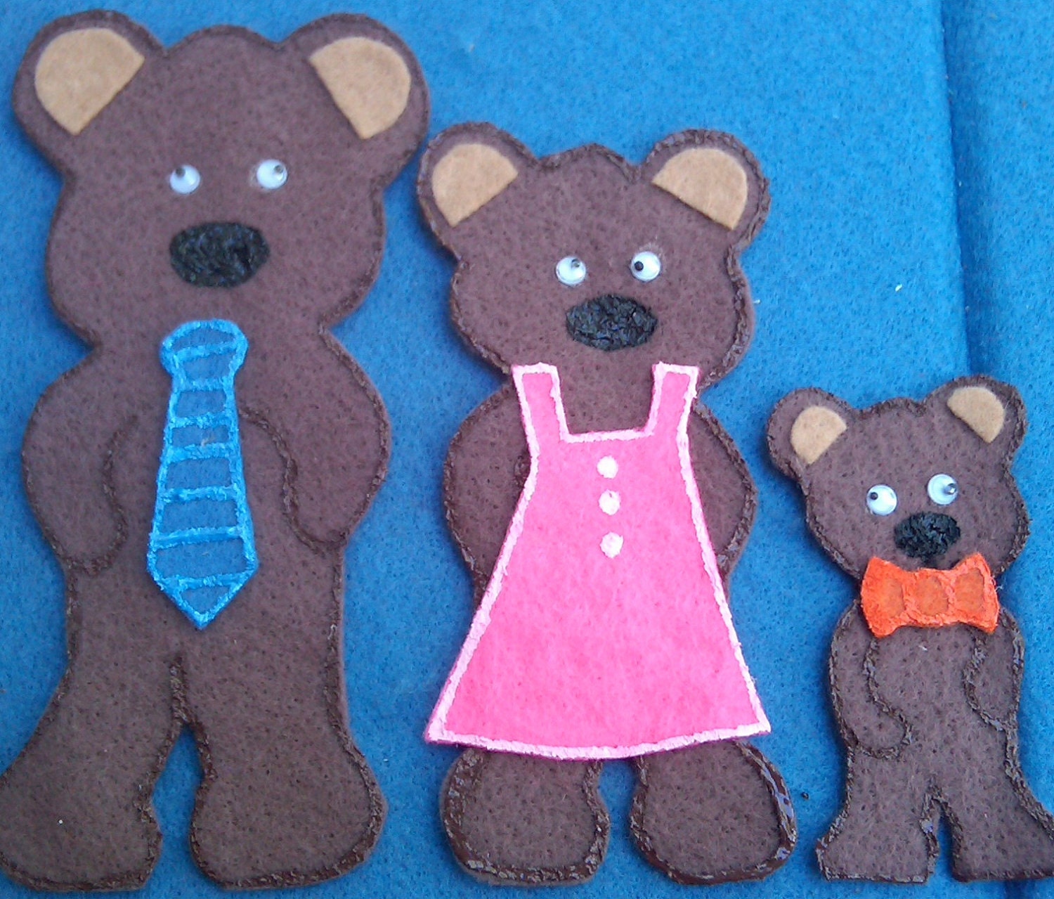 Goldilocks and the Three Bears Flannel Board Felt Board Story