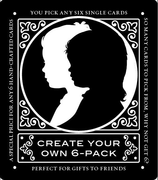 Create Your Own 6-pack of Letterpress Greeting Cards