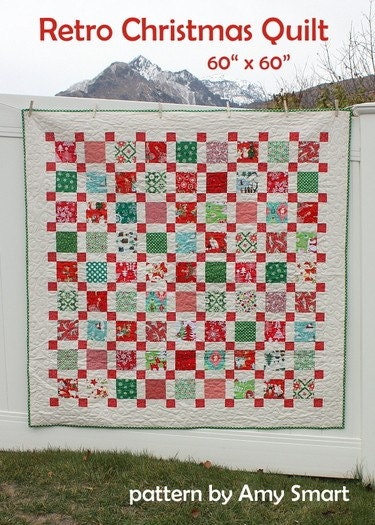 PATTERN - Retro Christmas Quilt Pattern