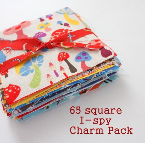 65 (3.5") I-spy quilt blocks and pattern