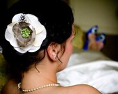 CUSTOM ORDER for DEPOSIT for wedding, feather and flower bridal head pieces, fascinators, brooches, accessories and everyday flair