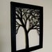 Tree Silhouette Cut Canvas