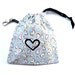 SALE-V&A Petals Dog Tidy Pouch - Heart Print