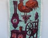 Technicolor Tea Towel