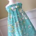 BELLA - Halter Dress with Crochet Florets -Wildflower - Ready to Ship - Size 3T
