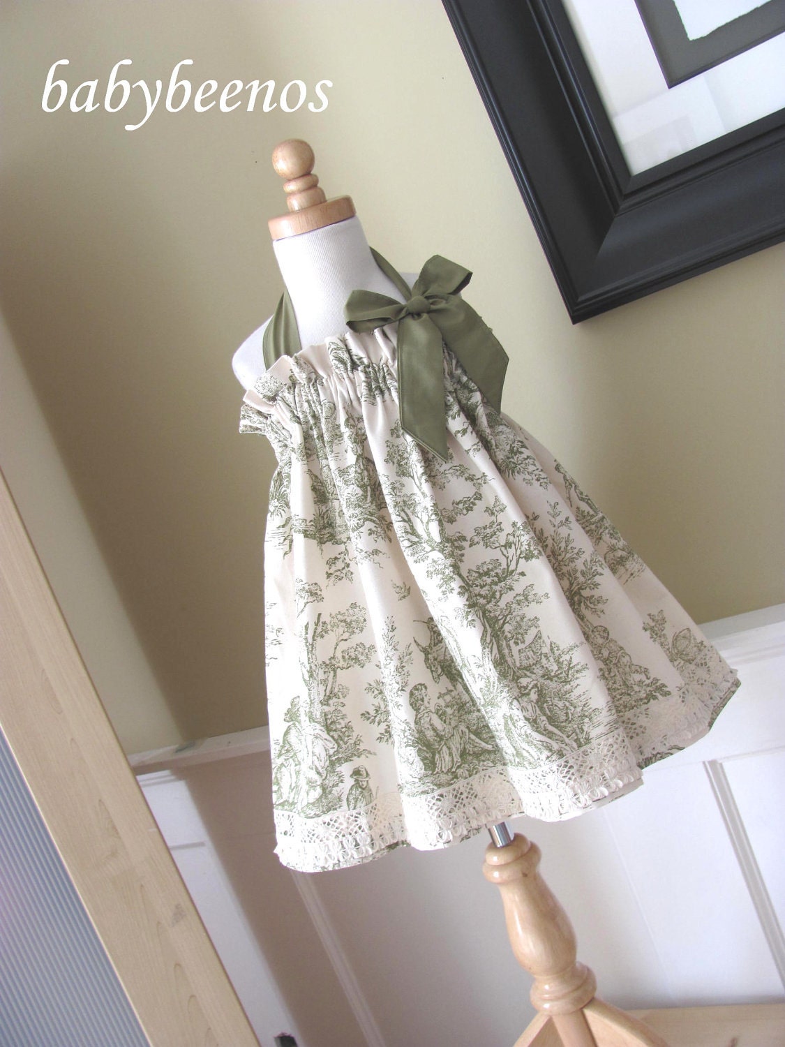 BELLA - Girls Dress, with Side Halter Tie - The JANE - Ready to ship - Size 2t - SALE