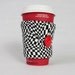 coffee cozy, fabric,cloth, cup sleeve squares, coffee sleeve  Handmade quilted reusable fabric coffee cup sleeve