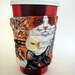 cup sleeve, coffee cup cozy, reusable, fabric, cup cosy kittens, cats