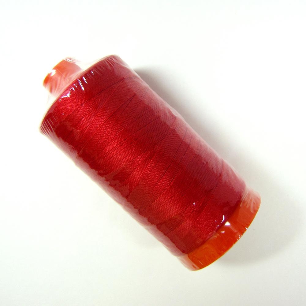 Aurifil 50 Weight Thread 2250 Red Cotton Mako  - 1422 Yd.