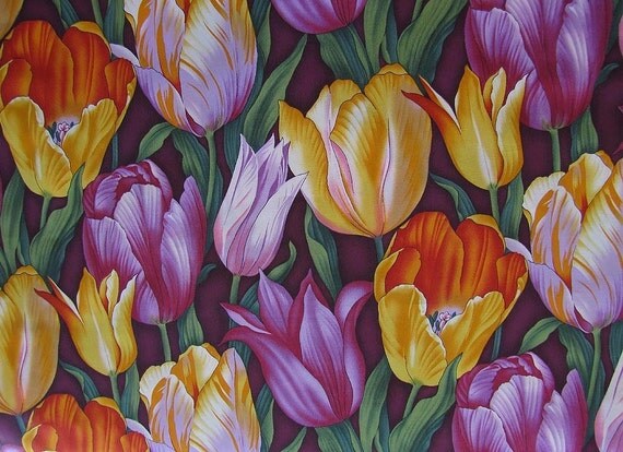 Seattle Bay Fabric Tulips