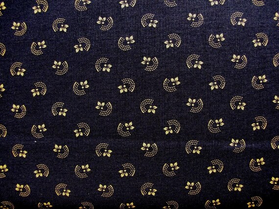 Marcus Brothers Fabric Indigo Print