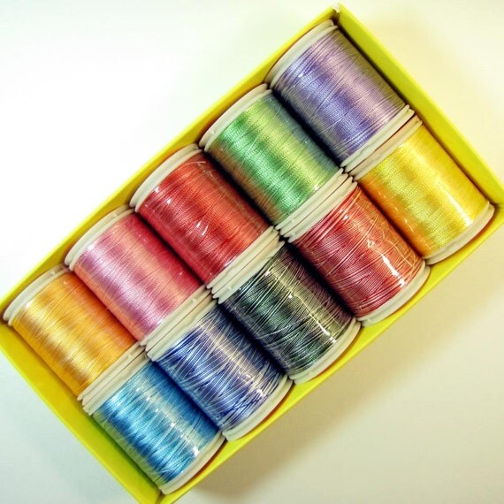 WonderFil 40 Weight Variegated Rayon A Thread Pack