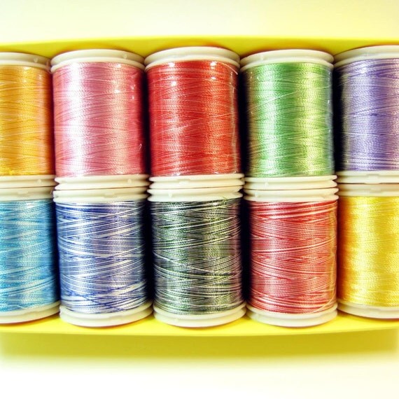 WonderFil 40 Weight Variegated Rayon A Thread Pack