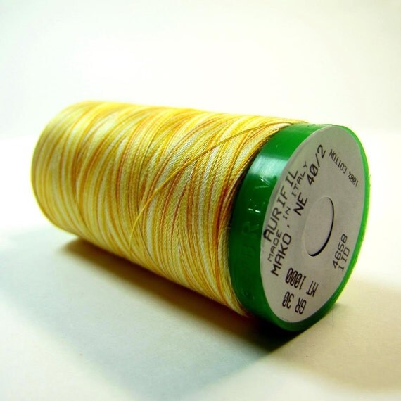 Aurifil Thread 4658 Sunshine Aquarelli Variegated 40 Wt. Cotton Mako - 1094 Yd.