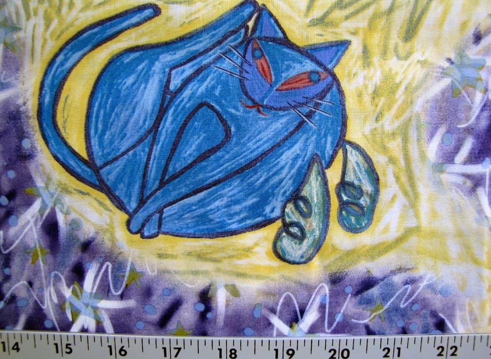 Seattle Bay Fabric Heavenly Cats
