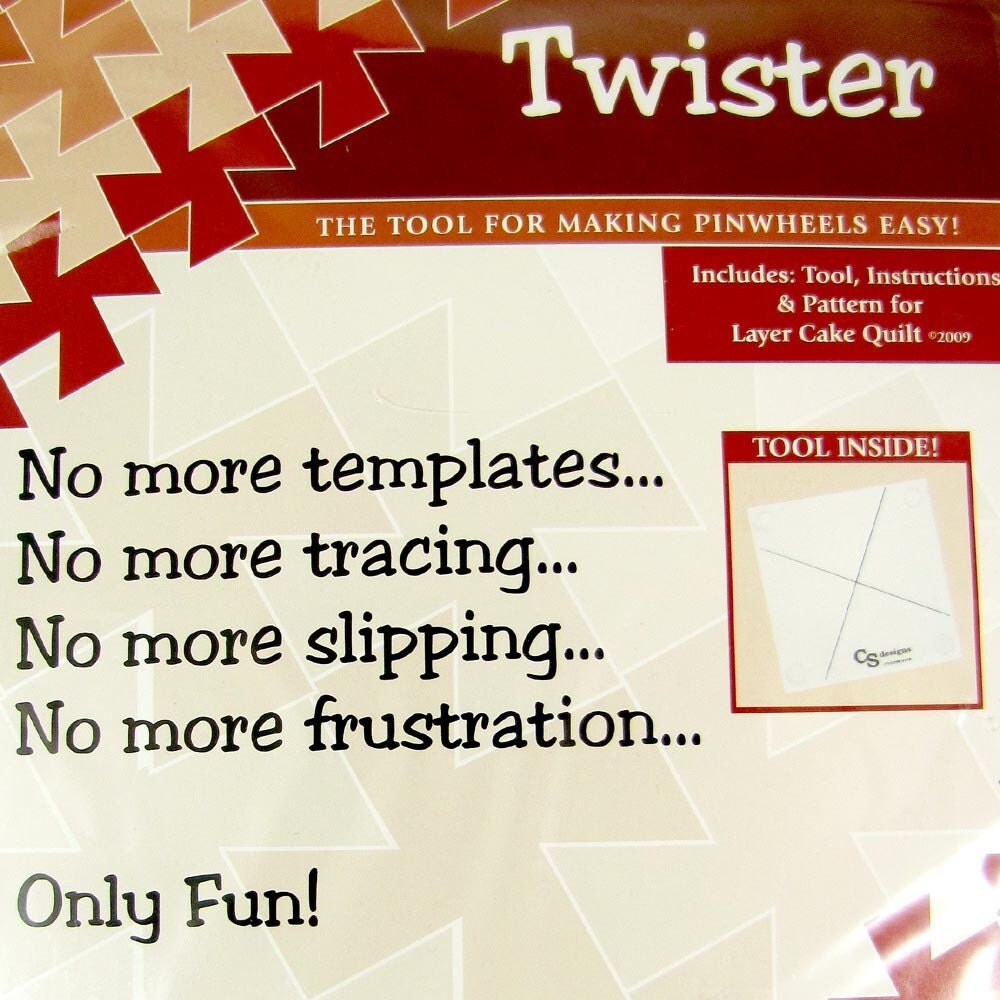 Twister Tool Ruler For 10 Squares Or Layer Cakes by by LCsCottage