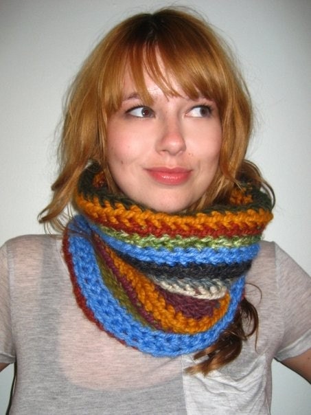 Funky Random Kaleidoscope Circle Scarf