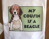 Beagle Cousin Diaper shirt or Tee