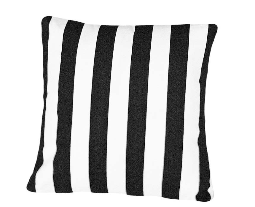 Black and White Striped Cushions, 18x18, Decorative Throw Pillows, Stripes Accent Pillow, Modern Pillow Covers, Trendy Home Decor