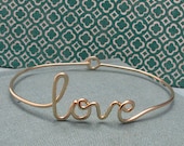14k Gold Filled love Bracelet