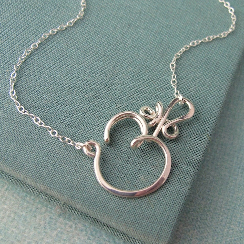 Crown Chakra Necklace in sterling silver