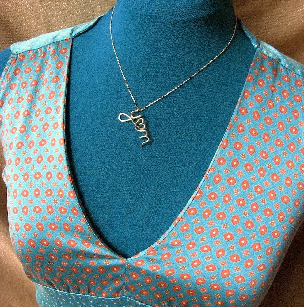 Two Lovers-14K Personalized Initials Necklace