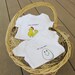Twin Baby Onesies Chicken or the Egg - "Who Came First"