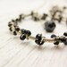 Spinel Artisan Earrings: Hand Forged Wire Wrapped Hoops / white evening statement elegant