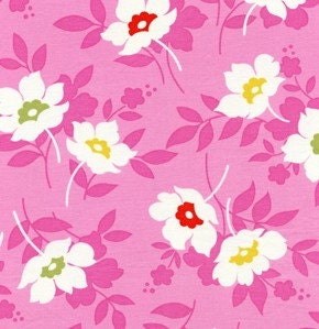 Heather Bailey, Nicey Jane, Swing Toss in Pink (HB21) - 1 Yard