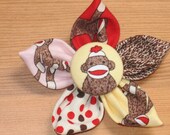 Old Fashioned Sock Monkey Hair Bloom...5 Petals