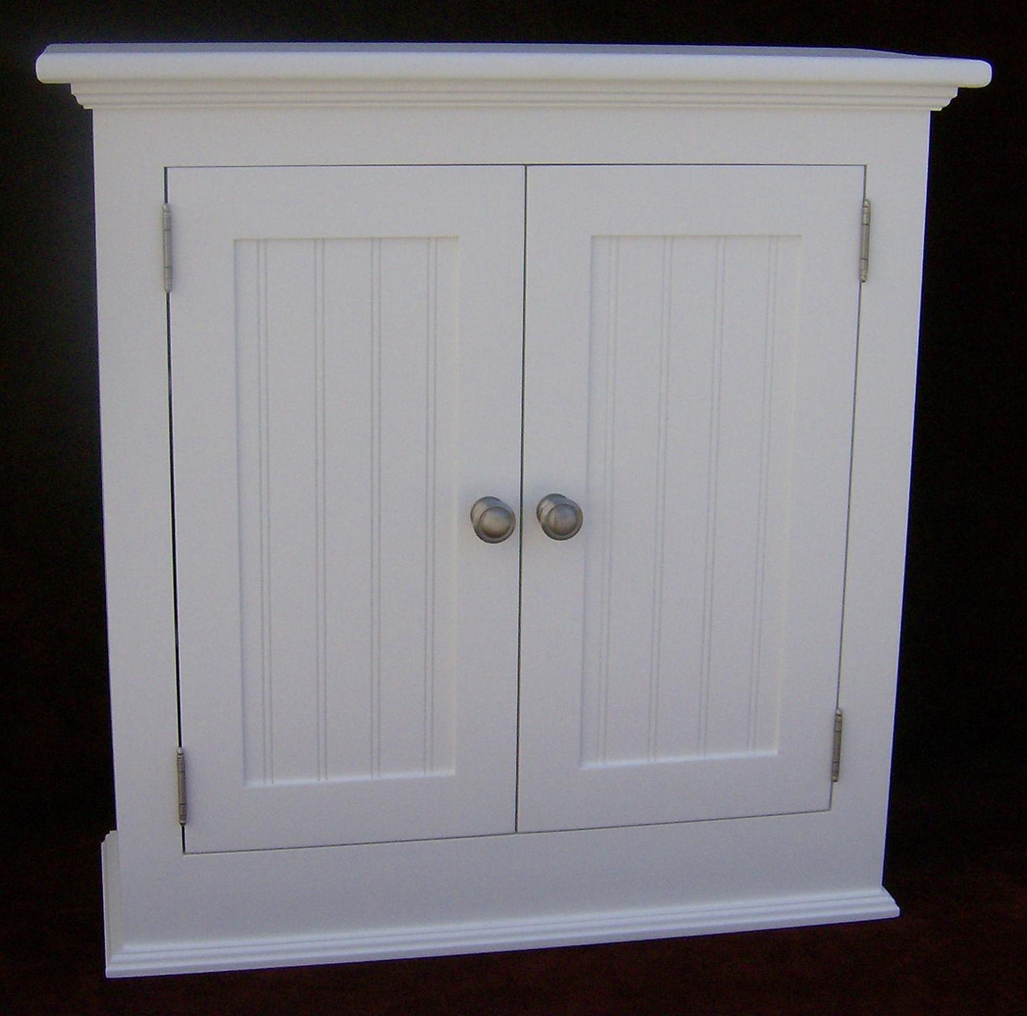 Arts and Crafts Bathroom Storage Cabinet by OnlyOak on Etsy