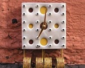 Truck Ramp Wall Clock, Industrial Decor, Colorful Functional Art