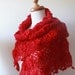 RED SHAWL, Gift Fashion, Spring 2012, Triangle. Spring Fashion