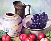 Still Life Lithograph Print Henk Bos Vintage Winde Fine Prints