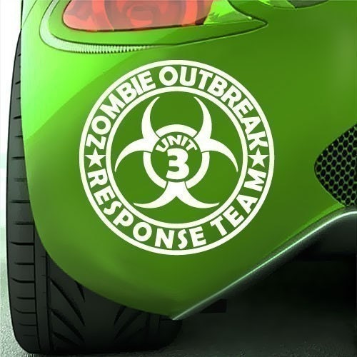 ZOMBIE RESPONSE TEAM Zombieland Logo Vinyl Car Decal Sticker