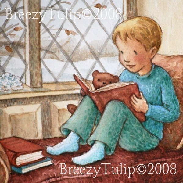 The Library Art Print