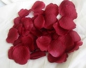 100 Ruby Red ARTIFICIAL SILK Rose PETALS for Wedding Decorations