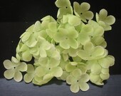 100 light green Cherry Blossom artificial silk flower petals