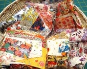 SALE...... 4 for the price of 3  - Liberty of London Tana Lawn Fabric Scrap bag  Lucky Dip