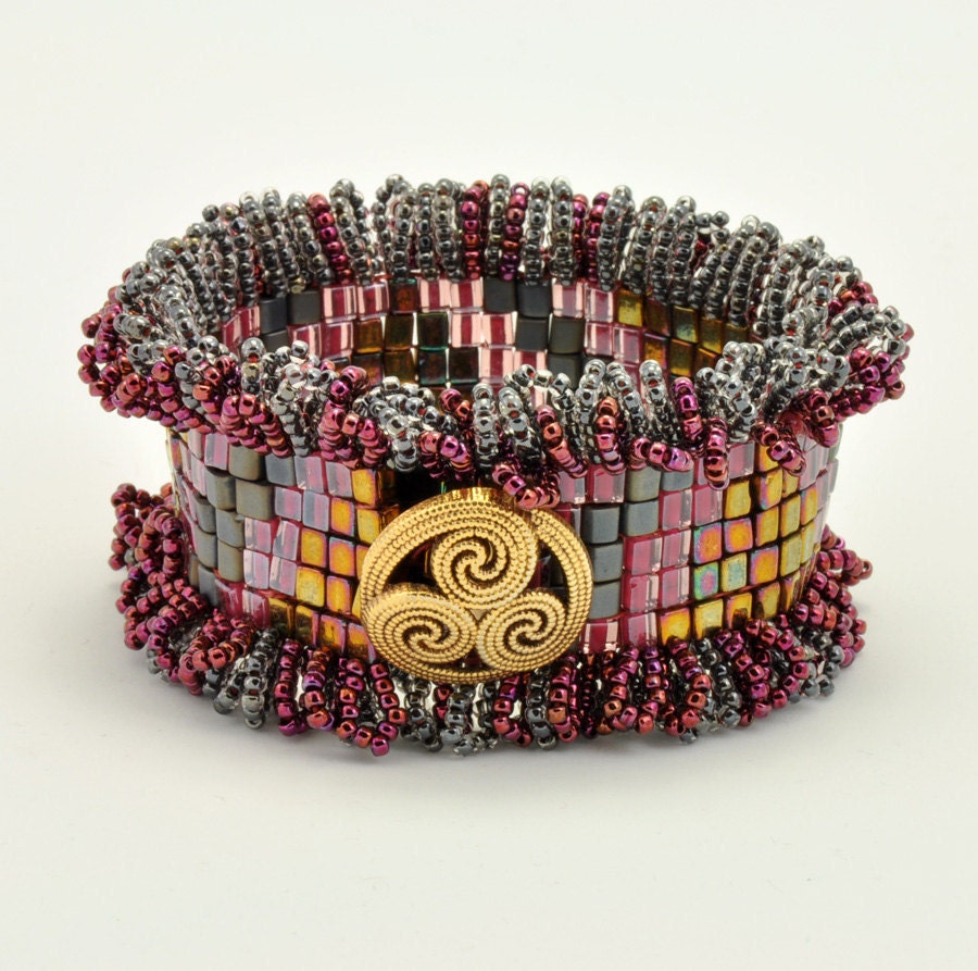 Bead Jewelry Kit - Cuff Bracelet - Rosie Trail
