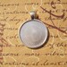 20 Round Silver Pendant Blanks - Inner Dimension: 25mm - 1 inch