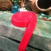 CLEARANCE - Raven's Call Red Unisex Handwoven Belt - 4 (FOUR) Loops