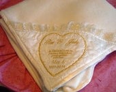 PERSONALIZED THROWS - Ideal wedding or anniversary gift