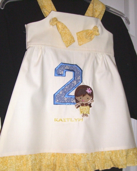 Personalized Birthday Dress for your sweet little girl