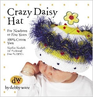 Crazy Daisy Hat Knitting Kit