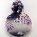 Purple Shell, Glass, and Pearl Necklace - Plums of Penglai