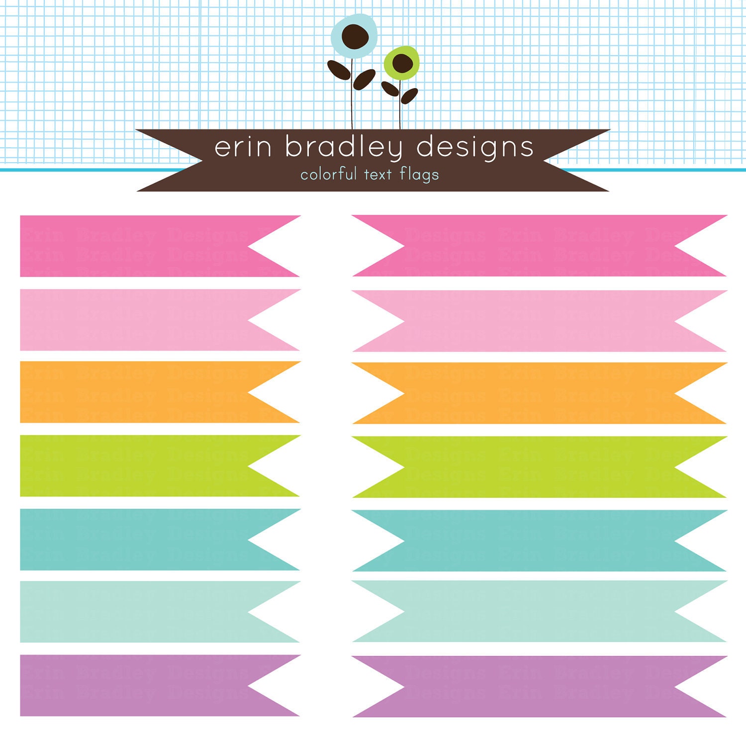 Digital Scrapbook Elements Journal Tags for Personal & Commercial Use