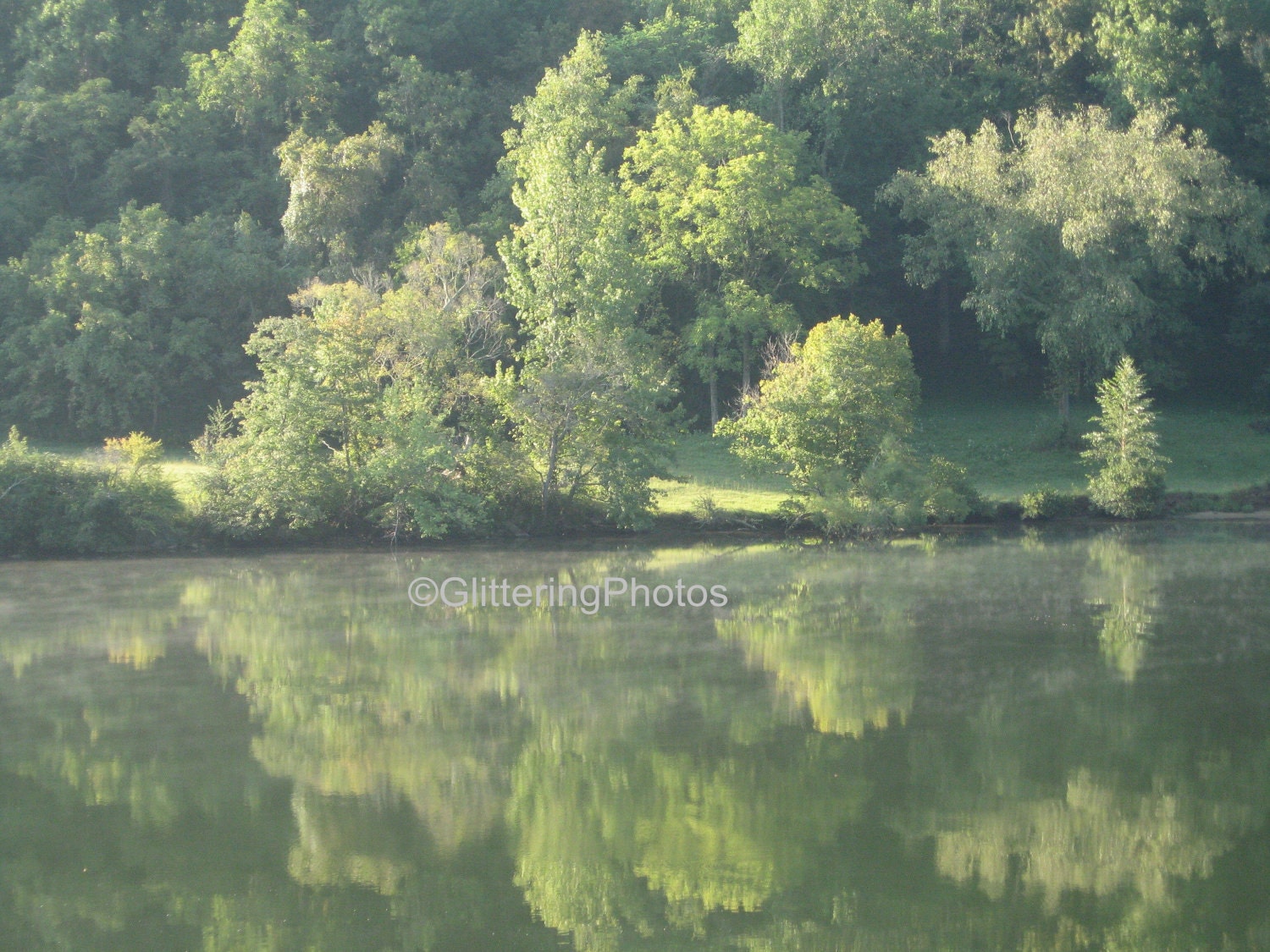 Tennessee River Reflections Fine Art Photograph Print Glossy